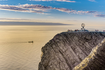 North Cape in Finnmark, Northern Norway. - 273637392