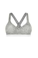 Women’s grey sport bra