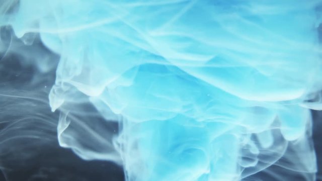 Abstract Ink rotating in water