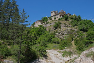 Fototapeta na wymiar Château d'Aulan