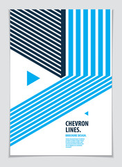Future geometric design template. Abstract striped textured geometric vector pattern. Layout for Cover, Placard, Poster, Flyer and Banner Design. A4 print format.