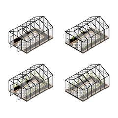 Greenhouse at an organic farm