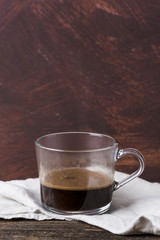 Cup of black coffee