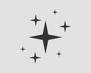 Obraz premium Galaxy stars vector icon. Design element.