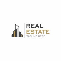 real estate apartment logo design