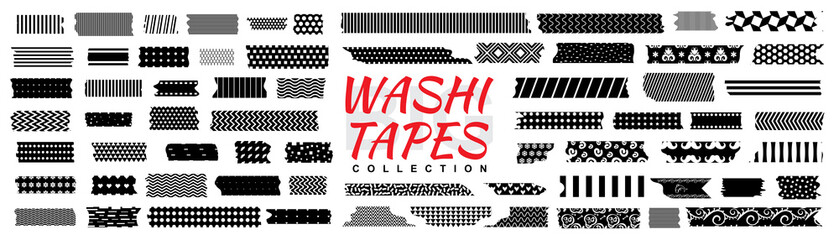 Mini washi tape strips, washy tape ordecorative adhesive strips
