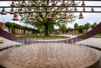 Carillion in Sakiai City Square,Lithuania