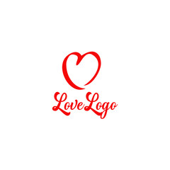 Love logo design vector template