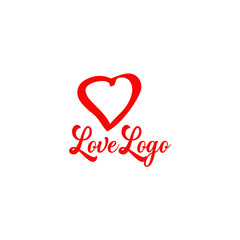 Love logo design vector template