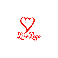 Love logo design vector template