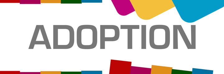 Adoption Colorful Random Squares 