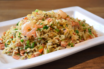 Chinese food, yangzhou fried rice