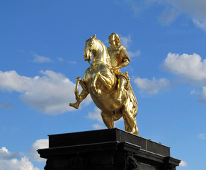 Obraz premium of sculptures in the open blue sky