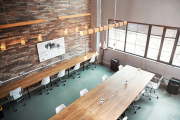 Interior of conference hall in modern office