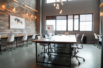 Interior of conference hall in modern office