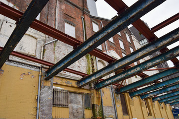 Fototapeta premium old building by the waterfront