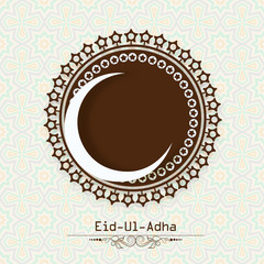 Celebration of Eid-Ul-Adha festival with frame.