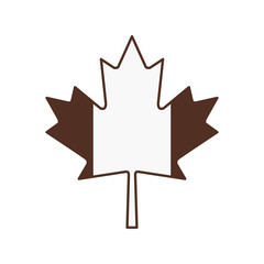 Maple leaf flag and Canada design
