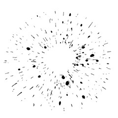 Bursting stains circle