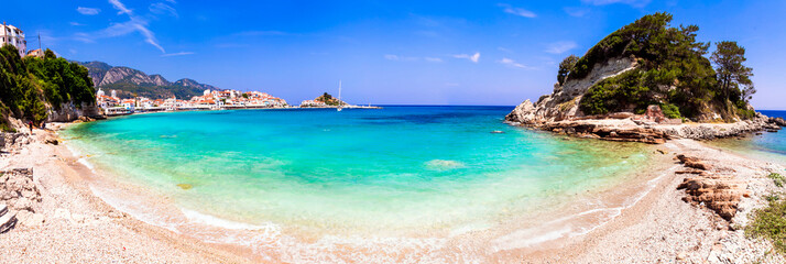 Samos island , beautiful Kokkari village with great beaches. Greece