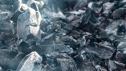 ice on black background