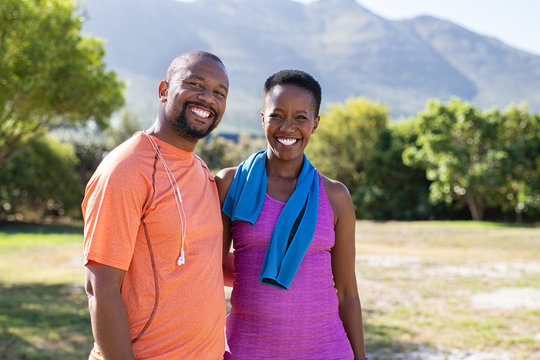 Happy mature couple portrait
