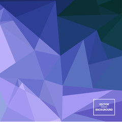 Abstract triangle vector background. Element for your website or presentation. Triangular poly illustration design