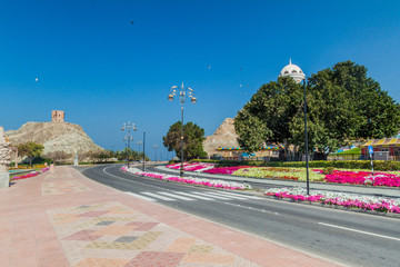 Al Bahri road in Muscat, Oman