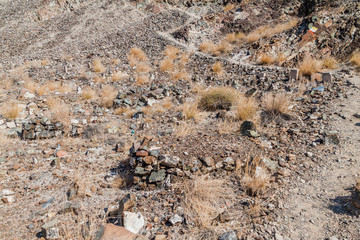 Small cemetery in Muttrah district of Muscat, Oman