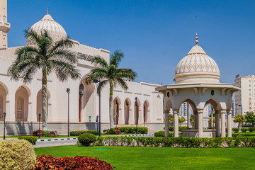 Garden of Sultan Qaboos Mosque in Salalah, Oman