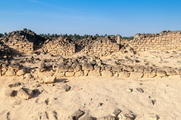 Fototapeta na wymiar Archaeological site Al Baleed in Salalah, Oman