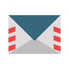 Fototapeta premium Letter envelope mail symbol isolated