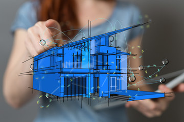 using futuristic interface of smart home automation iot