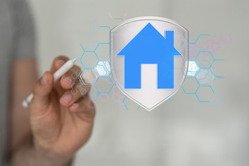 Smart home: Smarthome house automation icon