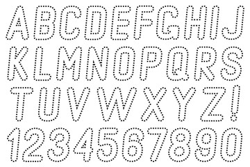 Letters and numbers.