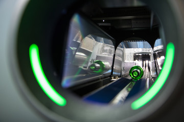 Reverse vending machine, PET crusher 
