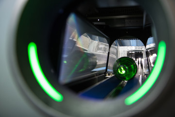 Reverse vending machine, PET crusher 