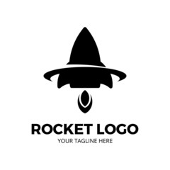 Fototapeta premium Rocket logo template