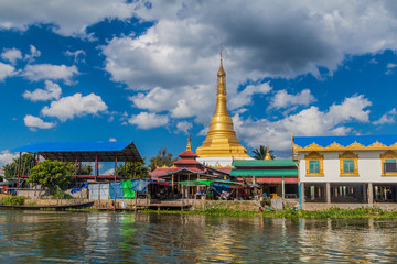 Alodaw Pauk Pagoda on Inle lake, Myanmar