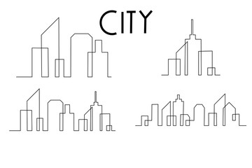 city skyline vector illustration design