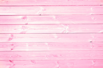 Naklejka premium Pink planks background