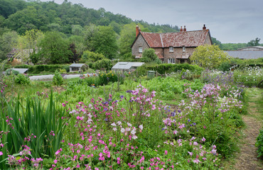 Fototapeta na wymiar English country garden