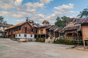 Maha Nanda Kantha Monastery in Myauk Myo neighborhood of Hsipaw, Myanmar