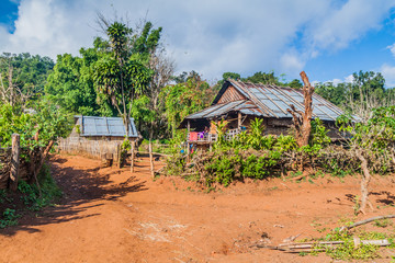 Fototapeta na wymiar Small village near Hsipaw, Myanmar
