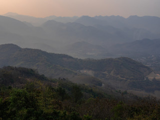 View over Xieng Khouang, Laos