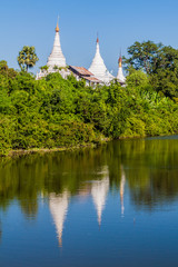 Shwe Myauk Taung monastery in the ancient town Inwa (Ava) near Mandalay, Myanmar