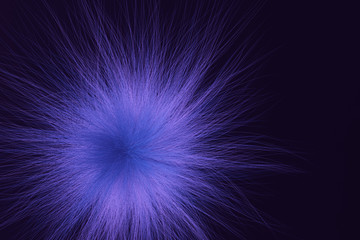 Obraz premium Artistic look abstract of fur, dreamy background. Closeup, 3D rendering & illustration.