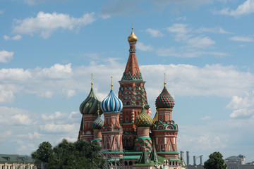 Fototapeta na wymiar Kremlin, Red Square Church in Moscow