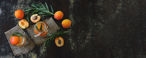 Apricot detox drink. Healthy summer drink with apricot and rosemary. Fruit water. Keto diet. Keto...