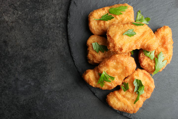 Nuggets with parsley